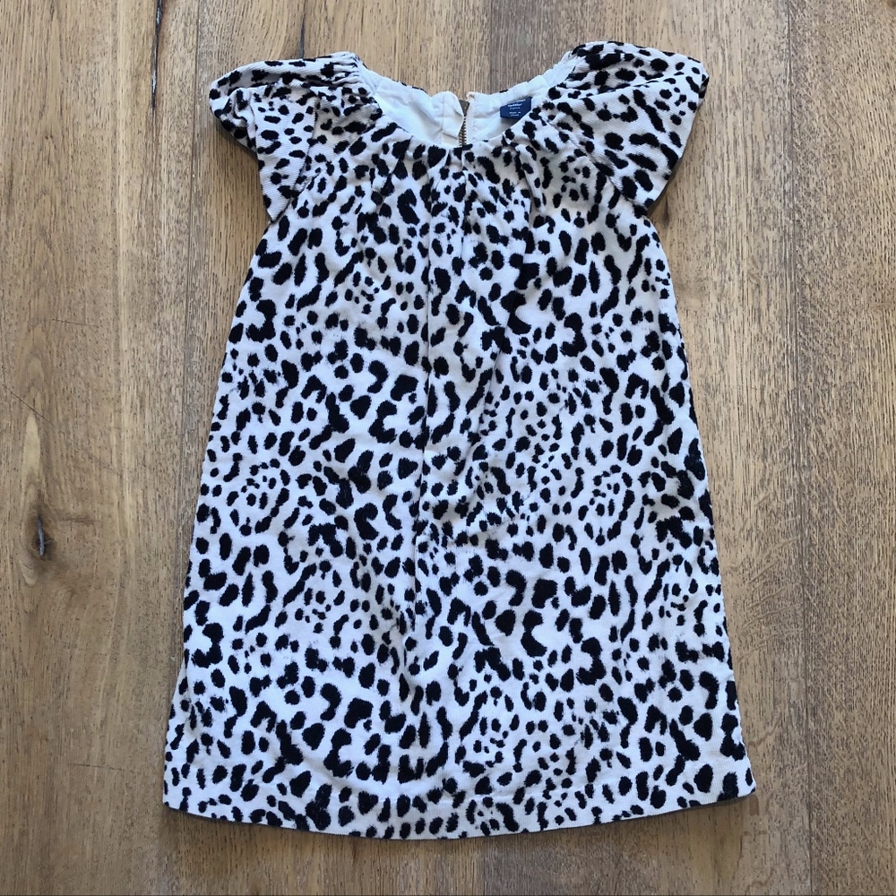 🦊 Baby Gap Leopard Print Cord Shift Dress
